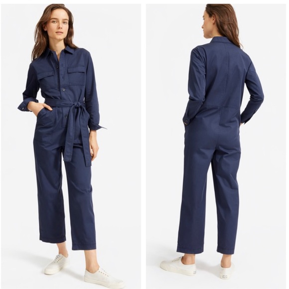 everlane modern utility jumpsuit